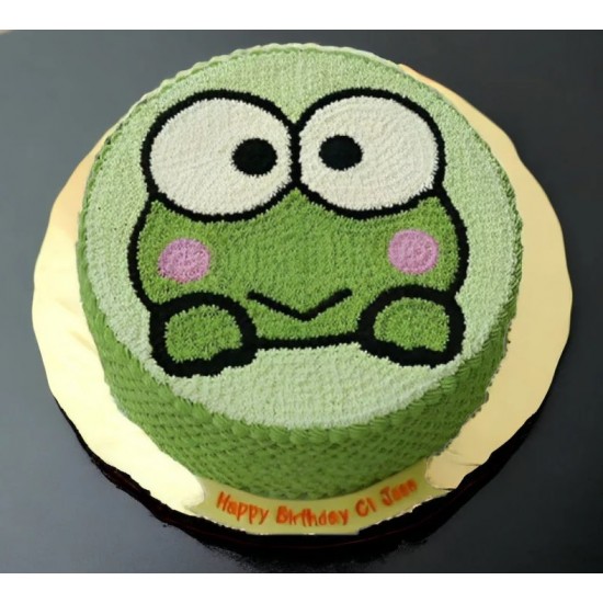 Keroppi Cartoon Cake Keroppi Cartoon Cake
