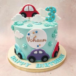 Car Theme Cake