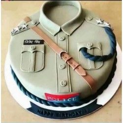 Police Uniform Cake