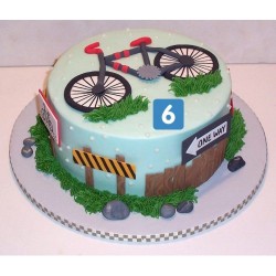 Bicycle Theme Cake