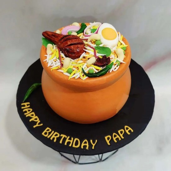 Biryani Theme Cake