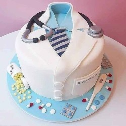 Doctor Coat Cake