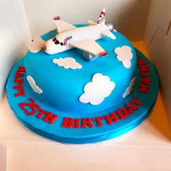 Aeroplane Theme Cake