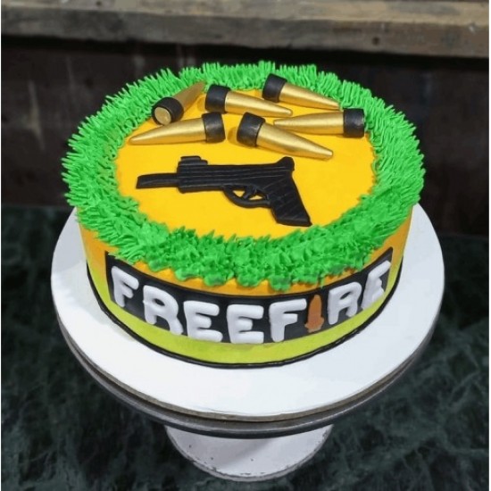 Free Fire Theme Cake