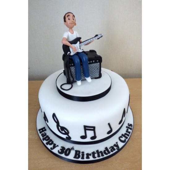 Guitarists Music Cake