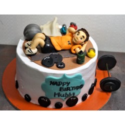 Gym Theme Cake