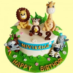 Animal Jungle Cake