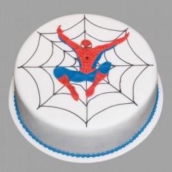 Spiderman Cream Cake