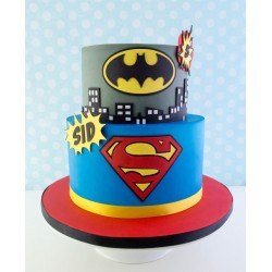 Superheroes Cake