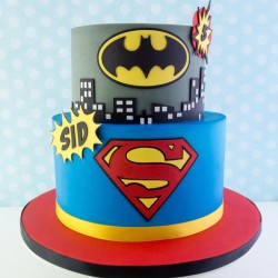 Superheroes Cake